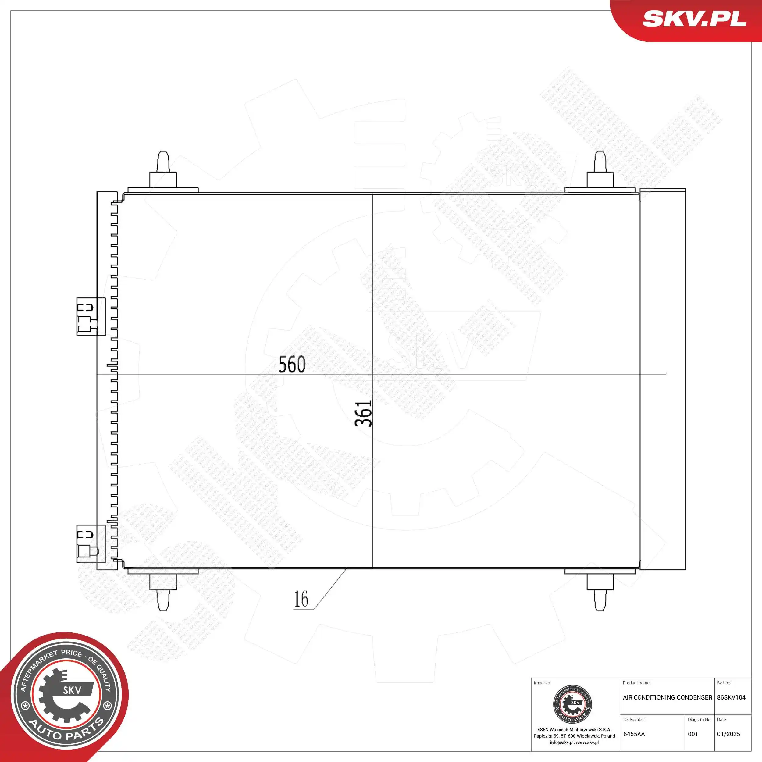 Condenser, air conditioning